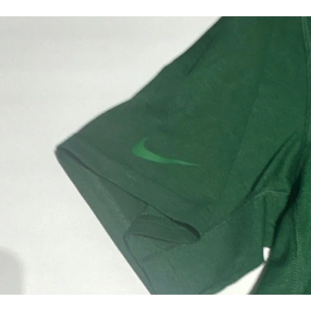 Nike Dri-FIT Men’s Medium Green Short Sleeve Crew Neck Graphic Tee “Just Do It”